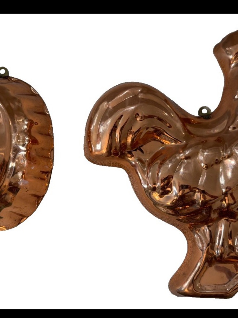 Vintage Copper Molds Kitchen Decor Rooster ๐ & Pineapple ๐ - Picture 6 of 6